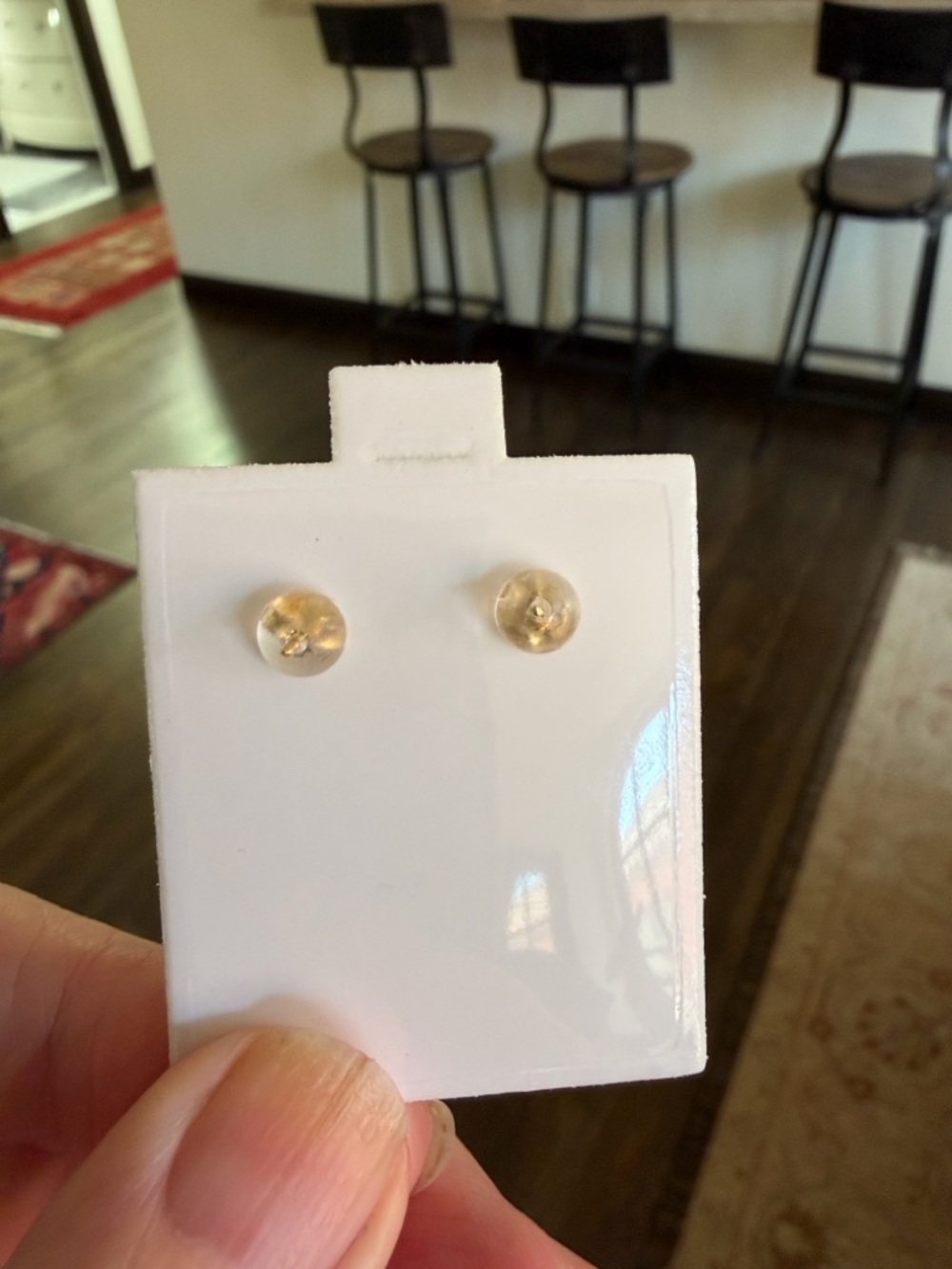 Stunning NIB 14ct gold Diamossant Earrings - Picture 2 of 3